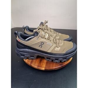 On Cloud Cloudrock Low WP Hiking Shoes - Men's Size 12 Hunter Black